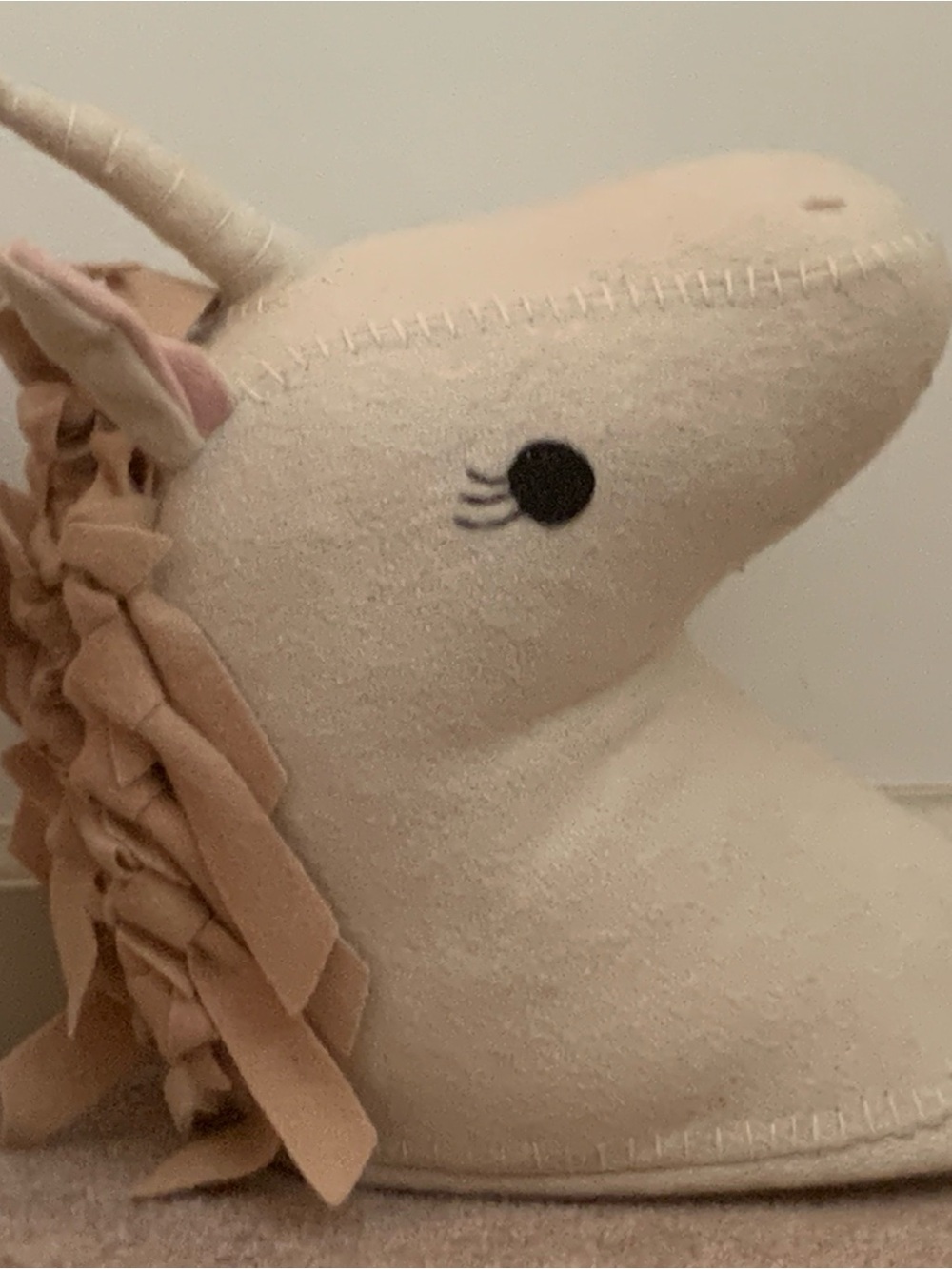 Pillowfort Blush Unicorn Plush Pillow